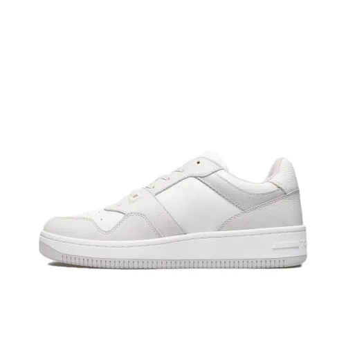 Tommy Hilfiger Tommy Jeans Slip Resistant Low Top Skateboard Shoes Men's White Gray