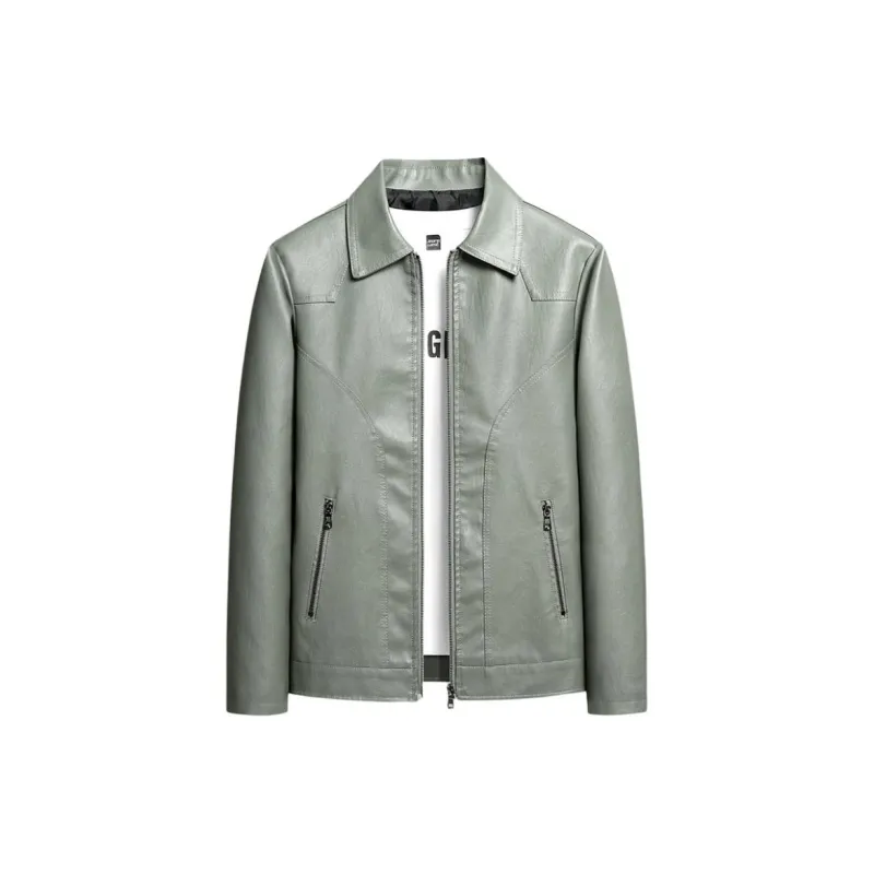 PIERRE CARDIN Leather Jacket Men's-4