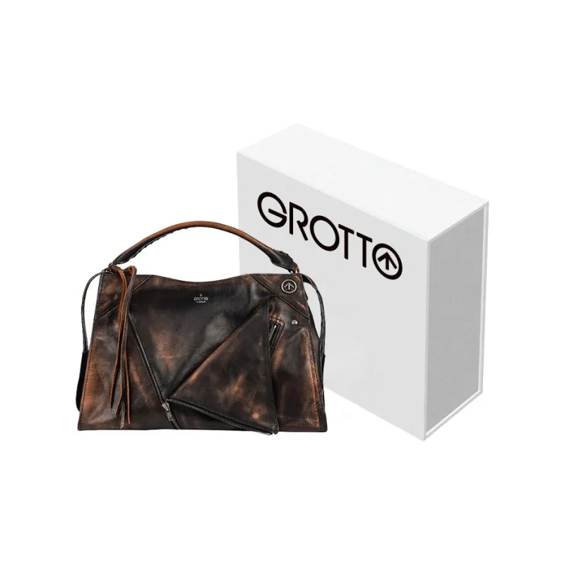 GROTTO Calfskin Crossbody Bag, Handbag Trumpets Unisex Multicolor-0