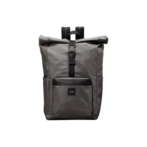 CALVIN KLEIN Polyester Backpack Men's Black Gray Color