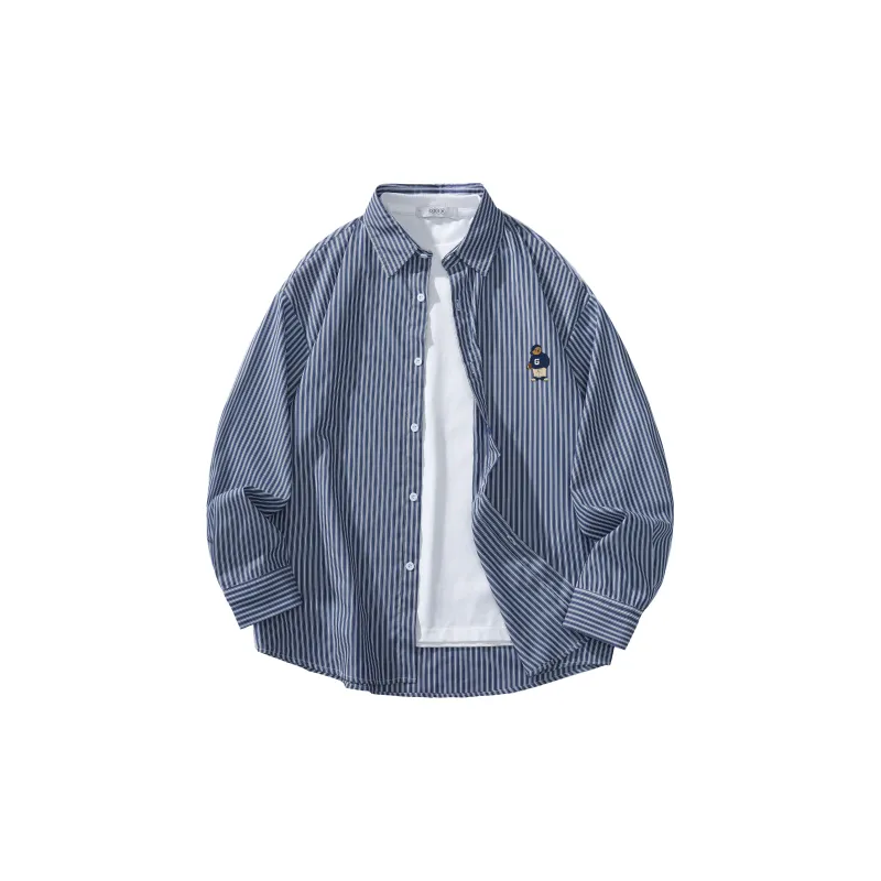 OGEK Shirt Unisex Blue White Stripes-5