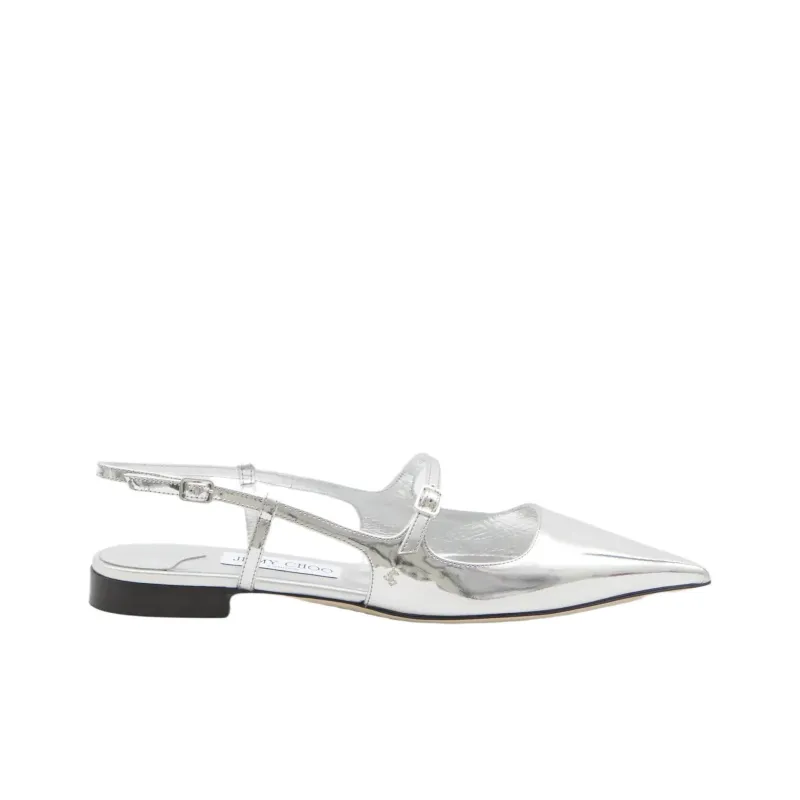 Jimmy Choo Didi Casual Single Shoes Women's Silver-1