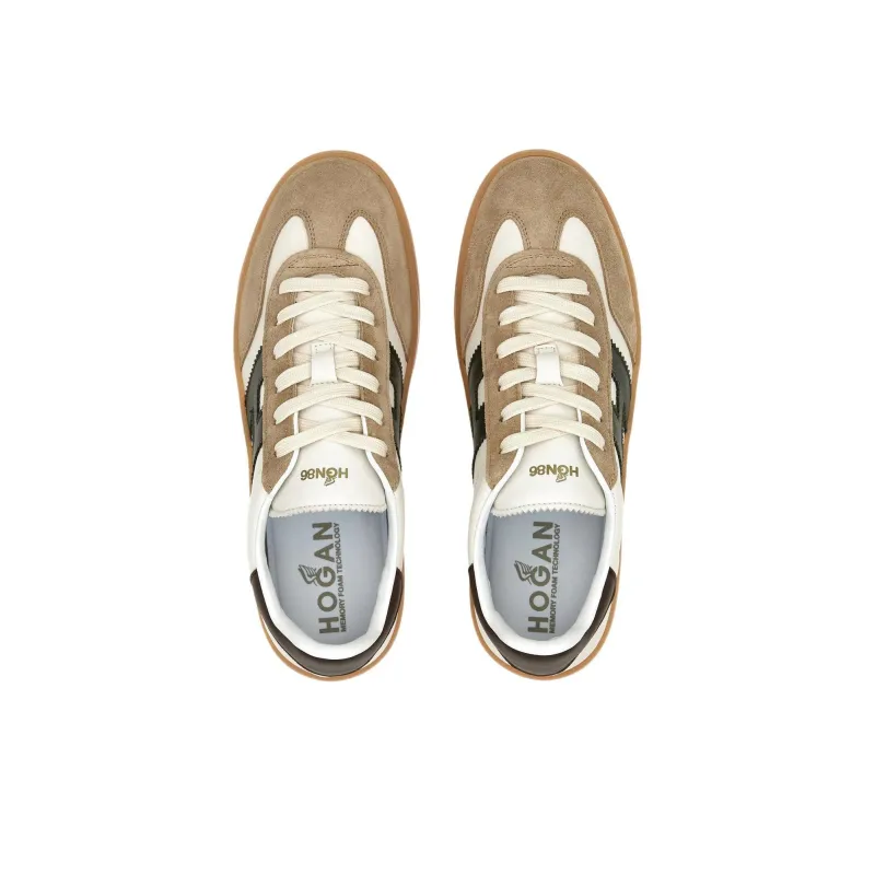 HOGAN Cool Round Toe Lace Up Sneakers-3