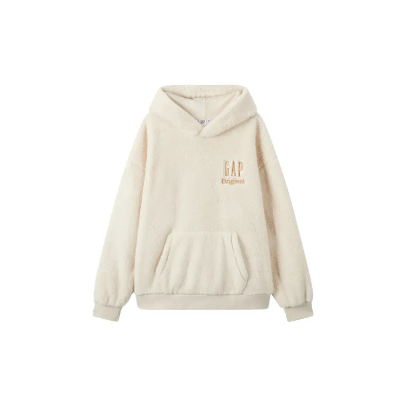 GAP Sweatshirts Unisex Beige+Necklace-1
