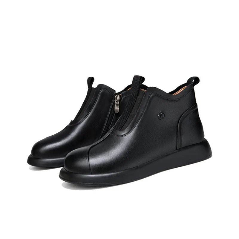 HANG TEN Ankle Boots Women's Black-1