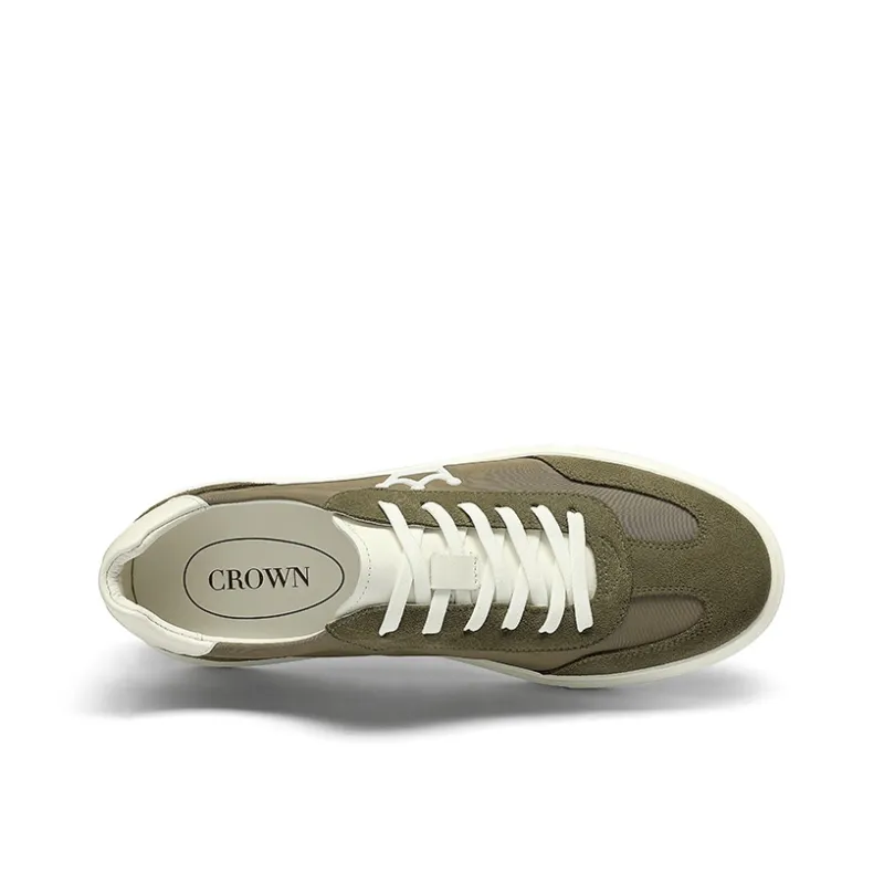 CROWN Slip-Resistant Low-Top Skateboard Shoes Men's-7
