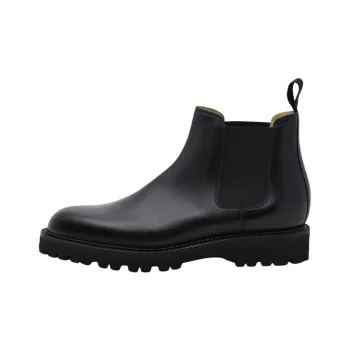 JOHN LOBB Short Chelsea Boots Women's Black