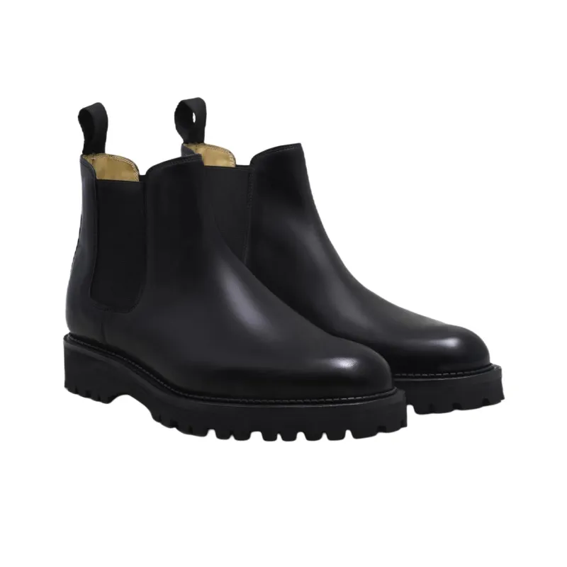 JOHN LOBB Short Chelsea Boots Women's Black-2