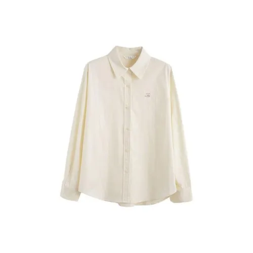 Tonlion Shirt Women's Light Yellow