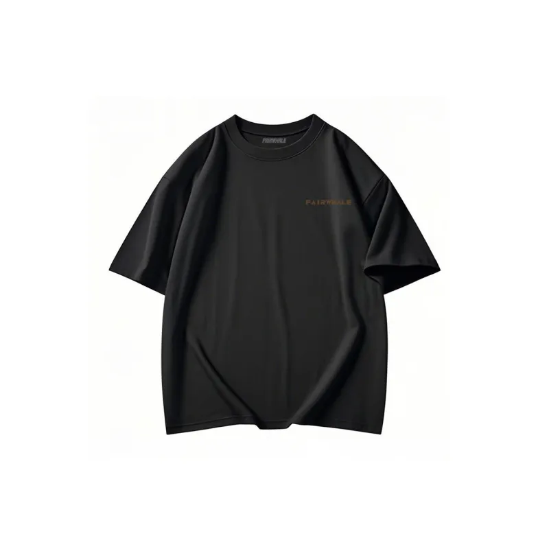 FAIRWHALE Drop Shoulder Sleeve T Shirt Unisex-1