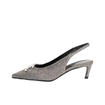 CELINE Slim Heel High Heels 5.5cm Women's Silver