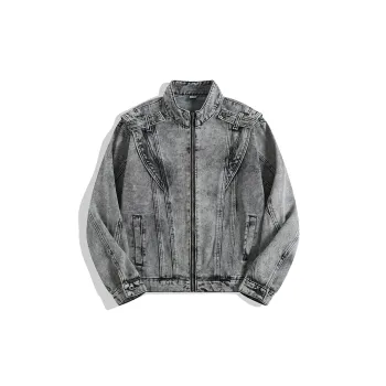 Mulinsen Denim Jacket Unisex Gray