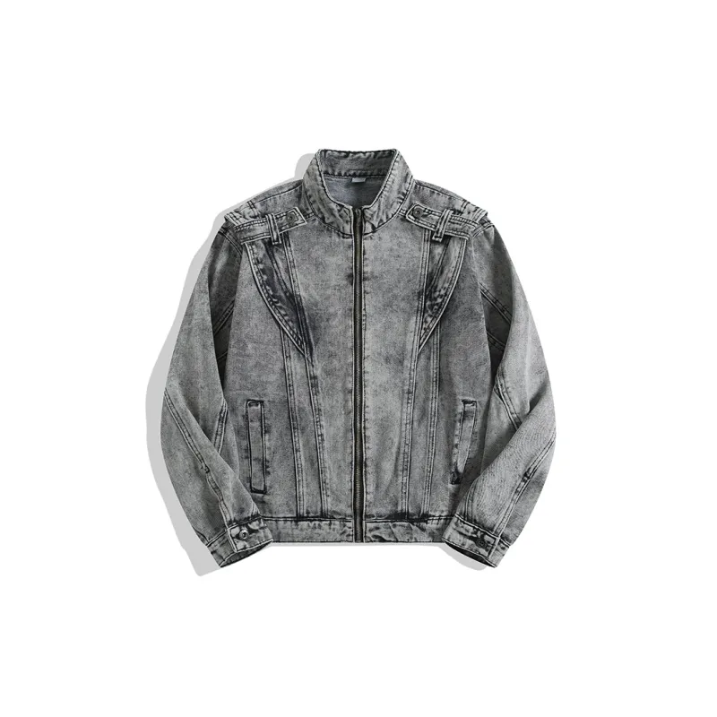 Mulinsen Denim Jacket Unisex Gray-0