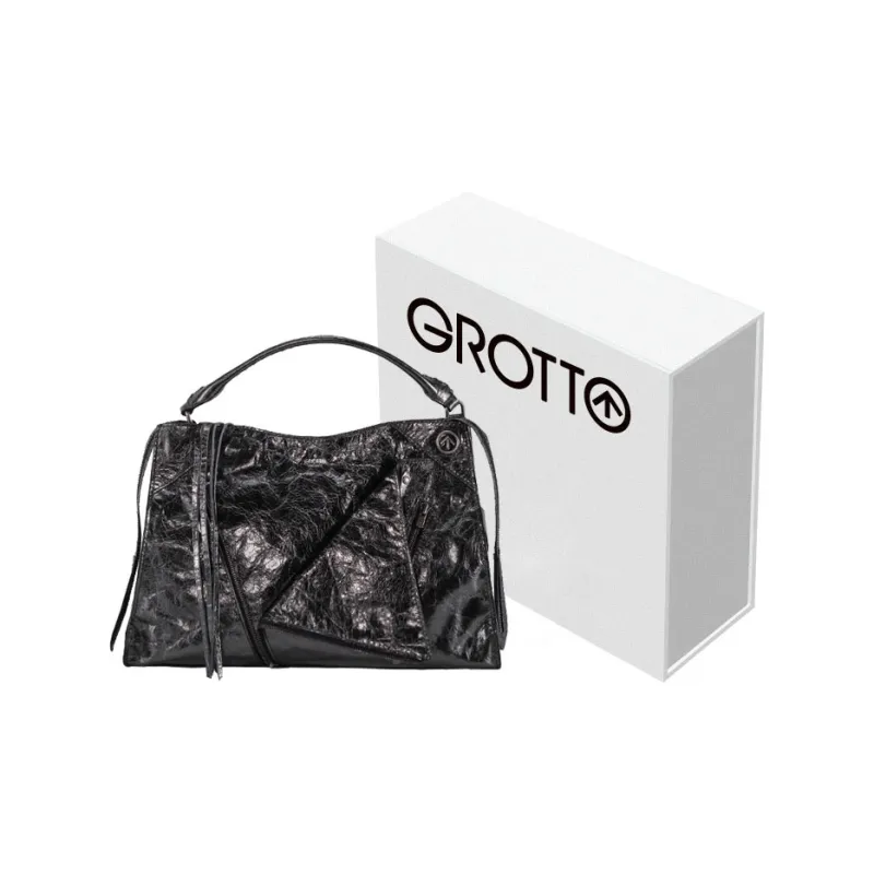 GROTTO Calfskin Crossbody Bag, Handbag Trumpets Unisex Multicolor-5