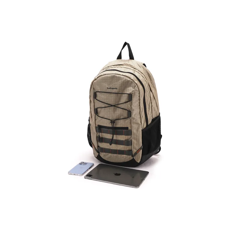 RED DRAGONFLY Fabric Backpack Regular Men's Multicolor-9