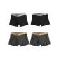 2* Black+2* Dark Gray (4 Pack)
