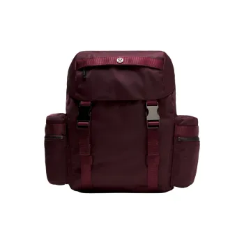 Lululemon Polyester Backpack Small Size Unisex Goodnight Plum & Brass