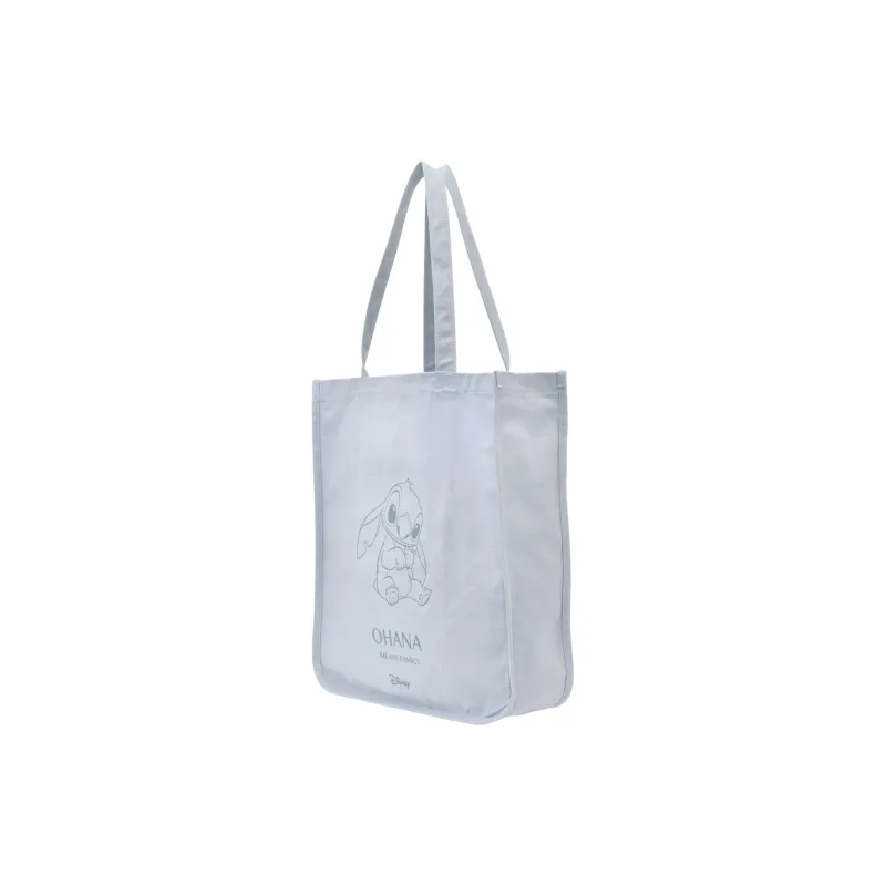 Disney Canvas Bag Tote Bag Shopping Bag Shoulder Bag Unisex Light Blue-1