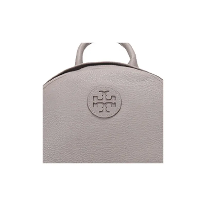 TORY BURCH Cow Leather Backpack Regular Women's Light Gray-3