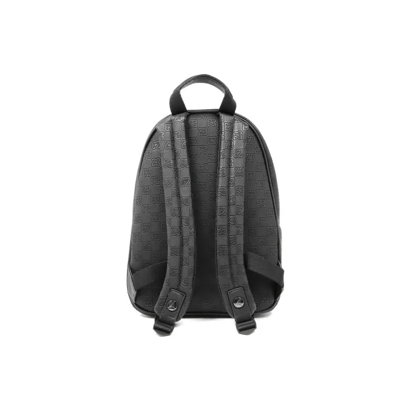 Jordan Monogram Polyester Backpack Mini Unisex Black-2