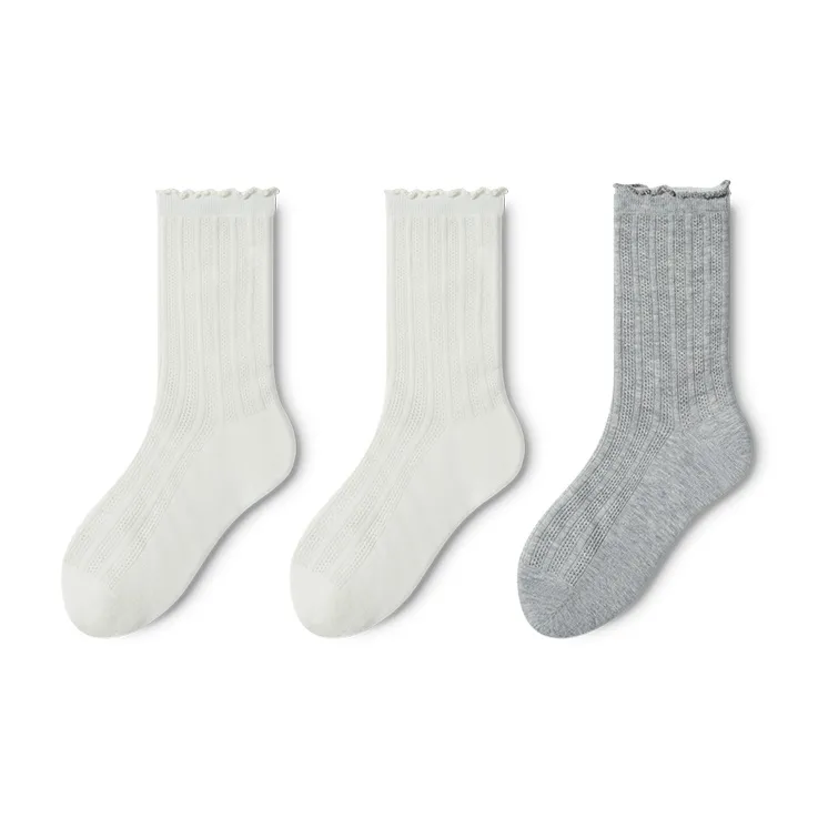 Moremoli Mid-Calf Socks Women's 3 Pack-0