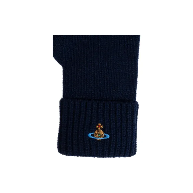 Vivienne Westwood Logo embroidered Gloves-3