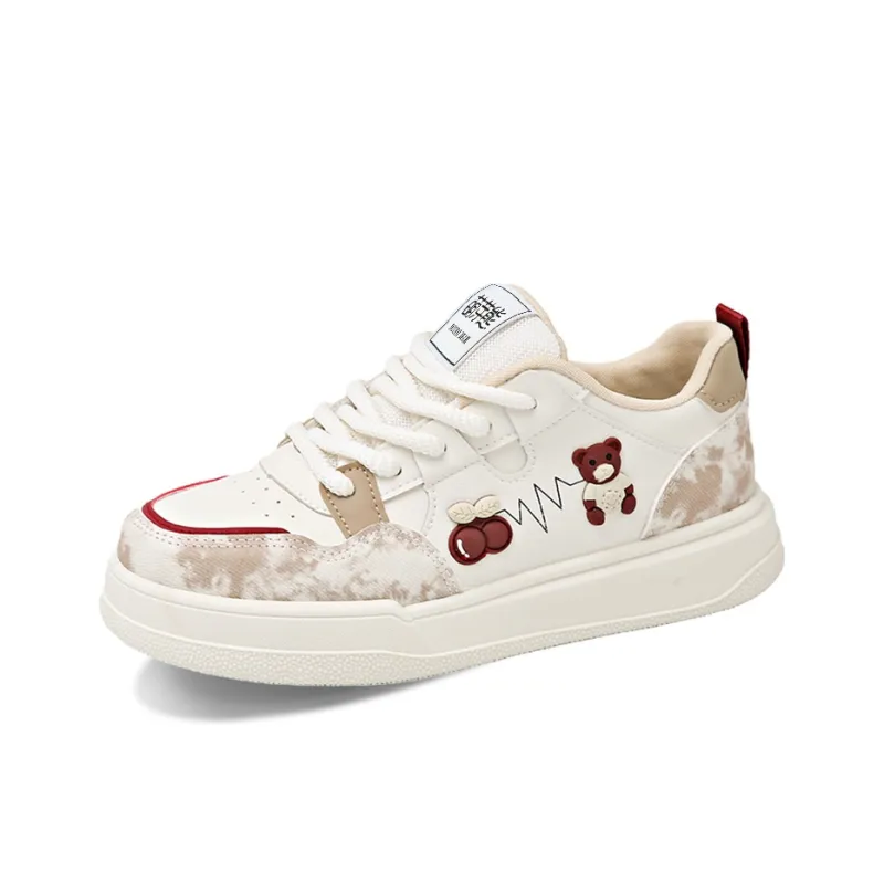Budding Bear Low-Top Skateboard Shoes Women's-3