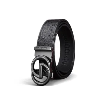 Cranta Komeia Zinc Alloy Leather Belts Men's 5cm