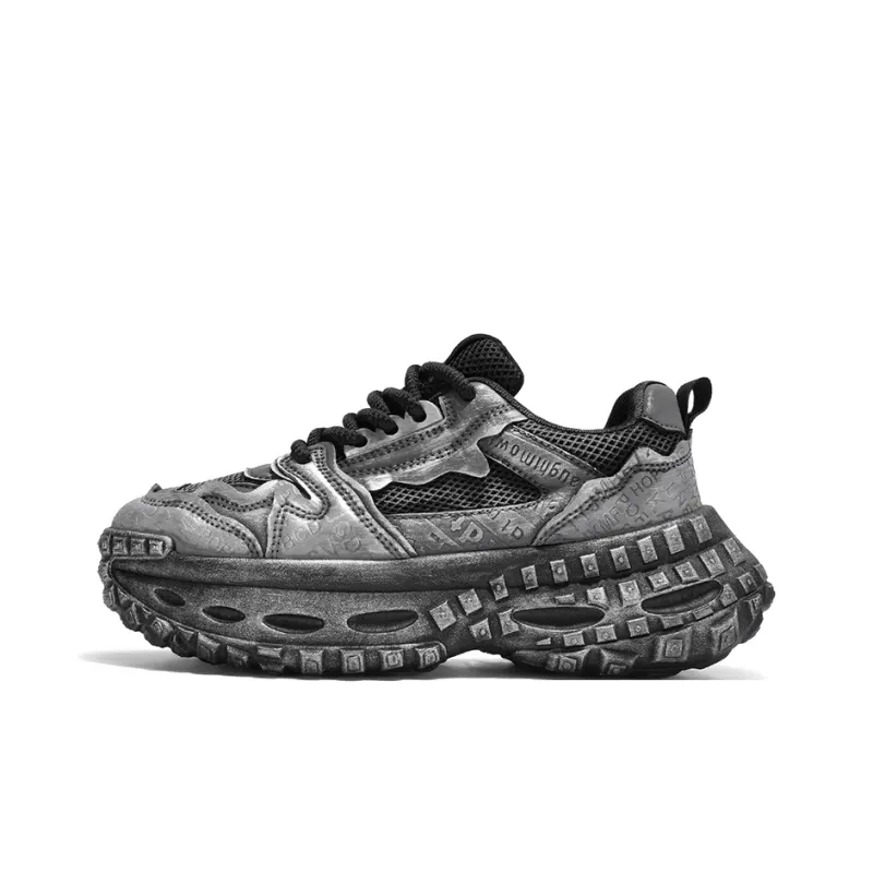 OUGLEMEN Low-Top Chunky Sneakers Men's Box Included-1