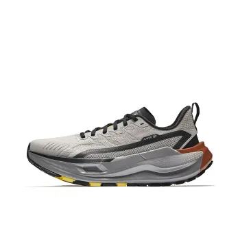 Anta Cushioning Wear Resistant Rebound Low Top Outdoor Shoes Men's Gray Black