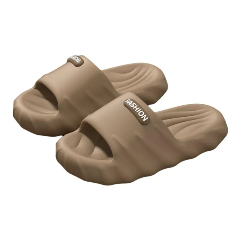 ECAC EVA Slippers Home Slip Resistant Couple Platform Squashy And Bouncy Feeling Bathroom Bathing Slippers-8