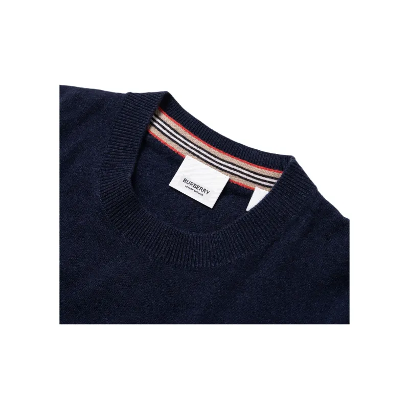 Burberry Monogram Embroidered Fine Knit Sweater-5