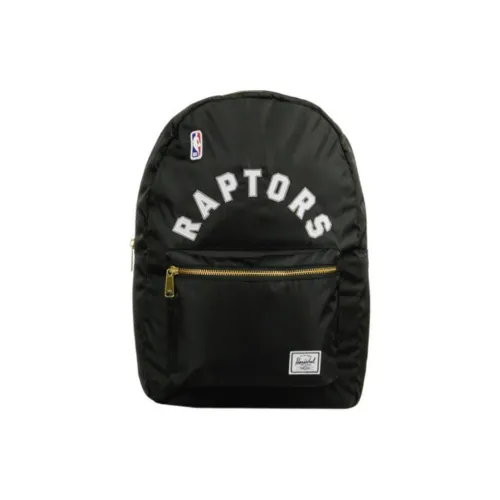 Herschel NBA Collaboration Polyester Backpack Large Size Unisex Black