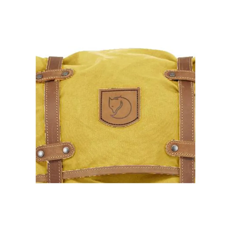 Fjallraven Polyester Outdoor Hiking Bag Backpacks Large Size Unisex Ochre Yellow-1