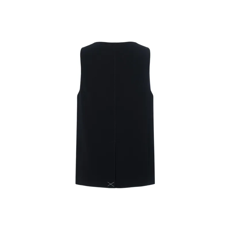 Burberry Sleeveless Tailored Single Breasted Vest-1