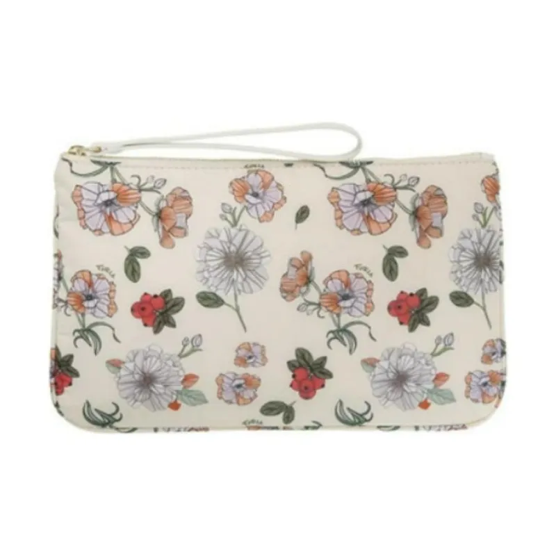 Furla Nylon Clutch Tubas Women's Ivory-0
