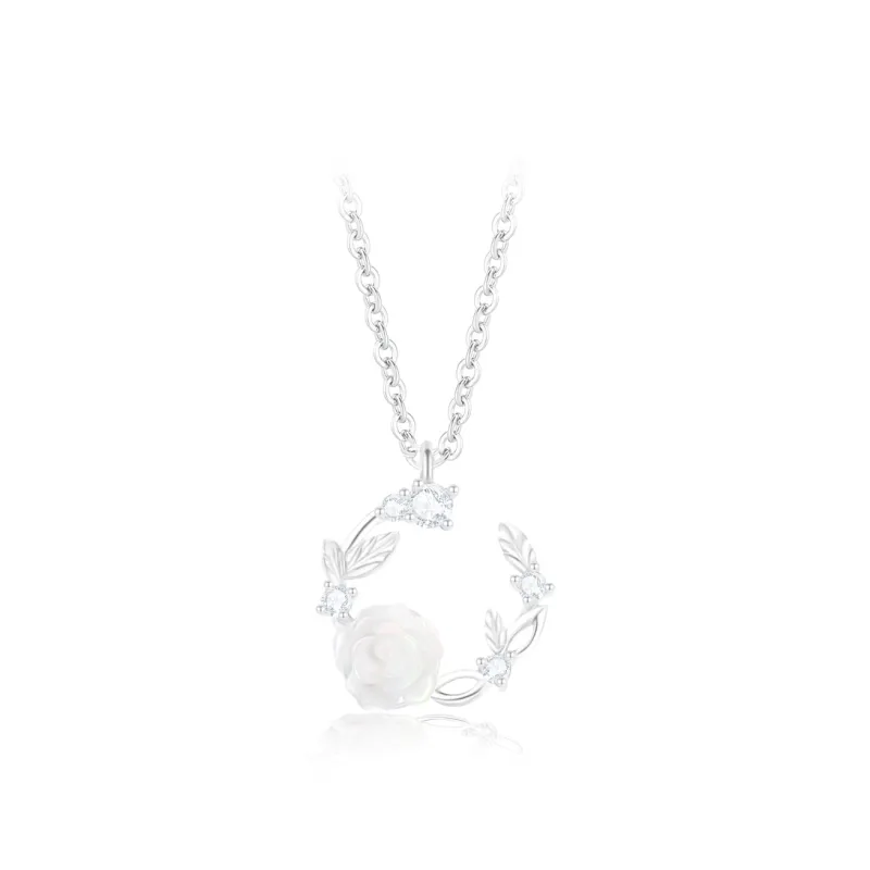 PRETTY DIARY S925 Silver Necklaces Women's-0