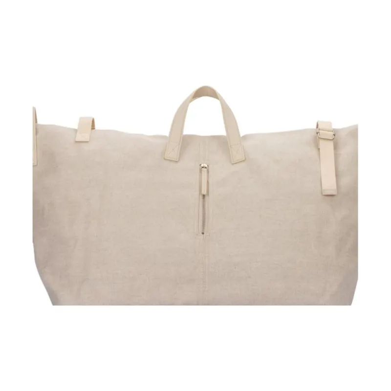 Jacquemus Cotton Tote Bag Shopping Bag Luggage Bag Shoulder Bag Crossbody Handbag Men's Gray-4