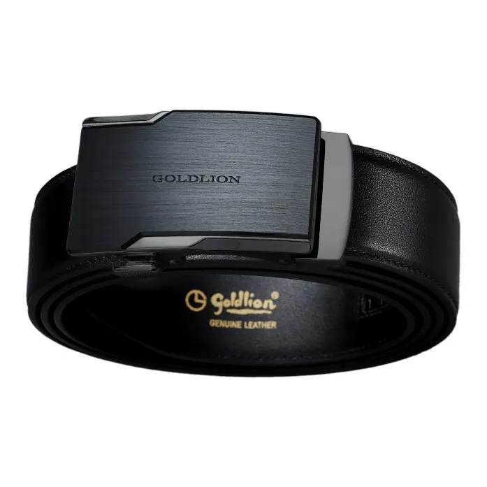 GOLDLION Top Grain Cow Leather Leather Belts Men's 3.5cm-5