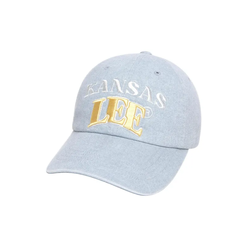 Lee Cotton Baseball Caps Unisex Light Blue-0