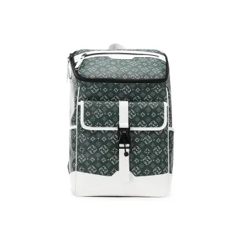 RED DRAGONFLY PVC Polyvinyl Chloride Backpack Unisex Green