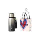 Black Gold-Heart Shopping Bag