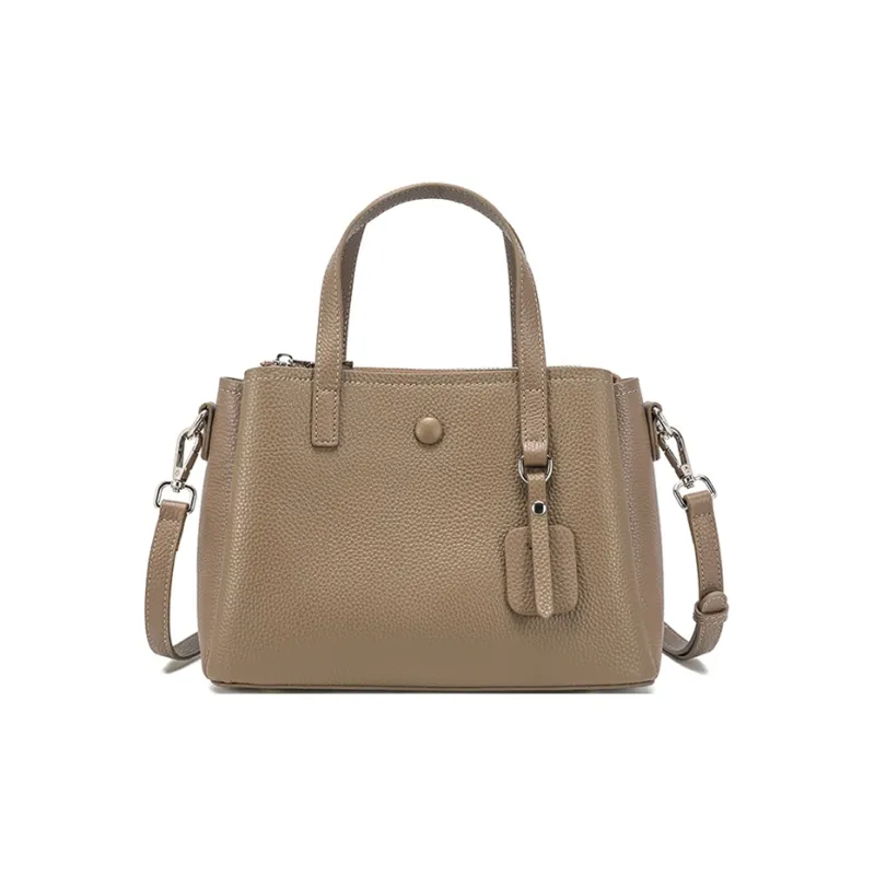BEMIX PETS Cow Leather Handbag Regular Women's Elephant Gray-0