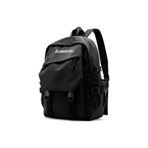 Kawasaki Fabric Backpack Laptop bag Airbag Regular Unisex Gray