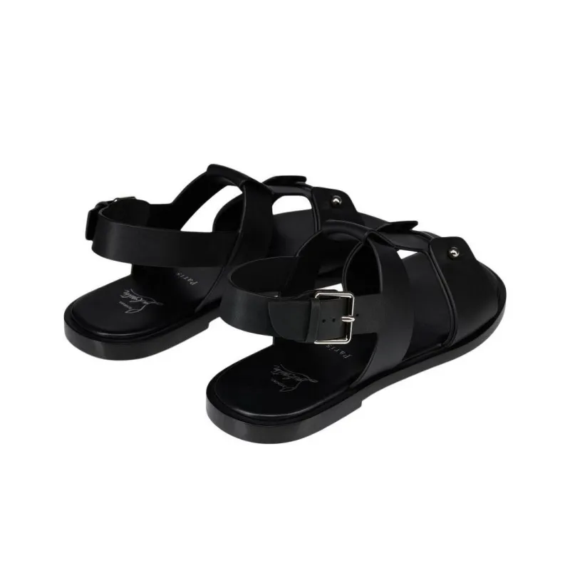 CL LUBOTING Chambeliss One Strap Sandals Men's Black-3