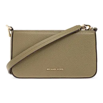MICHAEL KORS Leather Crossbody Bag, Shoulder Bag Small Size Women's Beige