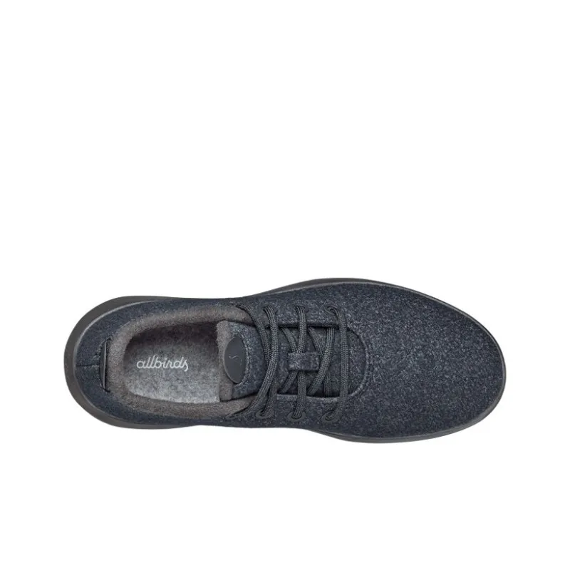 Allbirds Wool Runner Mizzles Cushioning Low Top Running Shoes Men's Natural Black-1