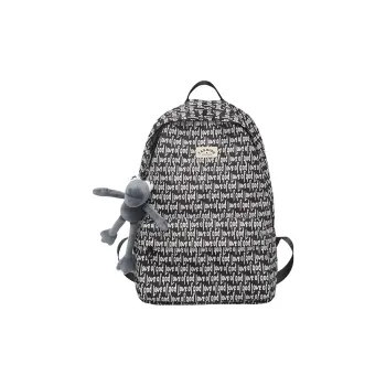 Yalu Nylon Backpack Regular Unisex Black