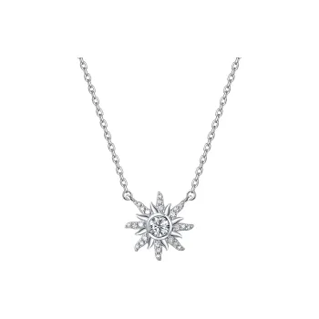 FANCI S925 Silver Set With Gemstones Necklaces Women's