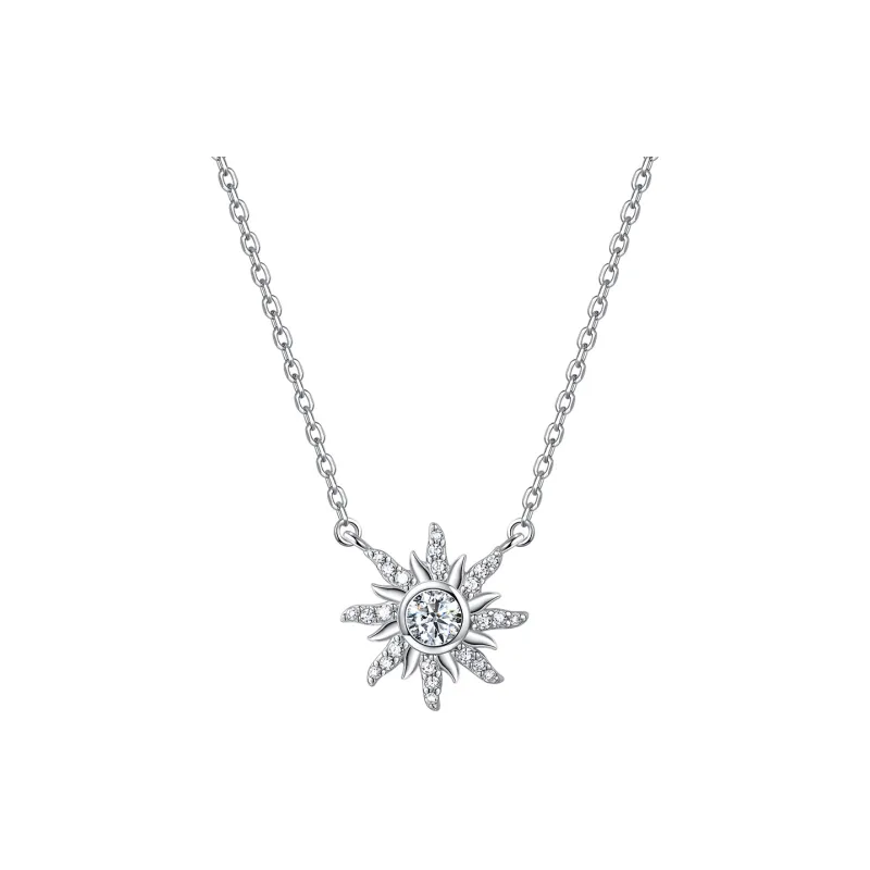 FANCI S925 Silver Set With Gemstones Necklaces Women's-0